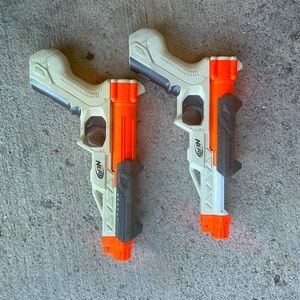 Two Nerf guns